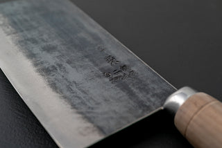 Sentan White2 Stainelss Clad Chinese Cleaver 200mm - The Cook's Edge