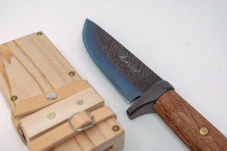 Shotaro Imai W2 San-Mai Outdoor Knife 110mm - The Cook's Edge