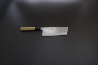 Sakai Kikumori x Yoshikazu Tanaka Gokujyo Nakiri 165mm - The Cook's Edge
