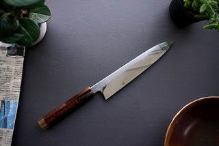 Satoshi Nakagawa Blue#2 Honyaki Gyuto 240mm - The Cook's Edge