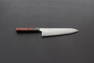 Shigeki Tanaka VG10 Damascus Gyuto 240mm w/Custom Handle - The Cook's Edge
