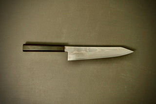 Hatsukokoro Ginsou Silver3 Nickel Damascus Kiritsuke Gyuto 210mm