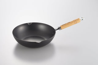 Yoshikawa Cook-Pal Ren 20cm Nitrided Carbon Steel Deep Frying Pan