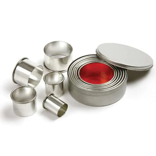 Stainless Steel Round Cookie/Biscuit Cutter 11pc