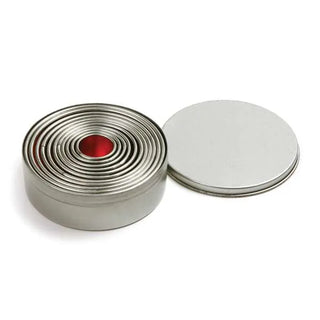 Stainless Steel Round Cookie/Biscuit Cutter 11pc