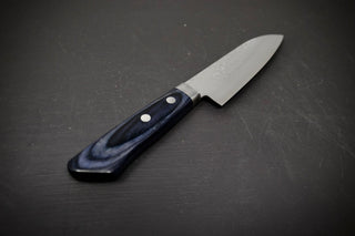 Masutani Kokuryu Damascus Tsuchime Ko-Santoku 130mm
