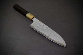Sakai Kikumori Nakagawa SEIUN VG10 Damascus Santoku 180mm