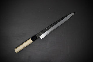 Sakai Kikumori Kikuzuki Kuro Yanagiba 240mm