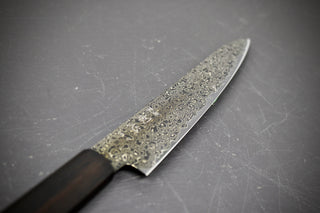 Hatsukokoro Saihyo SG2 Nickel Damascus Kurozome Petty 150mm