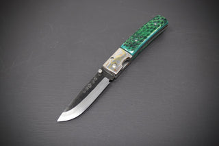 Takeda NAS Inagaki Liner Lock Folder Green Bone