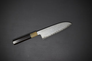 Sakai Kikumori Nakagawa SEIUN VG10 Damascus Santoku 180mm