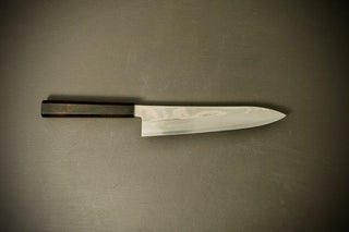 Hatsukokoro Ginsou Silver3 Nickel Damascus Gyuto 210mm