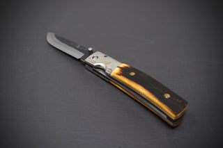 Takeda NAS Inagaki Liner Lock Folder Dyed Stag