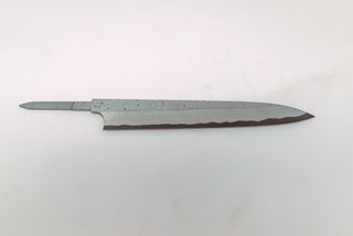 Nigara Hamono Kurozome Damascus Yanagiba 240mm(Blade Only) - The Cook's Edge