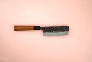 Blue #2 Kurouchi Small Nakiri 120mm