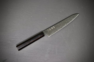 Hatsukokoro Saihyo SG2 Nickel Damascus Kurozome Petty 150mm