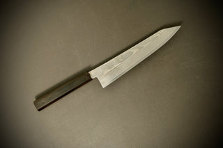 Hatsukokoro Ginsou Silver3 Nickel Damascus Kiritsuke Gyuto 210mm