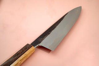 HADO Sumi Blue#1 Damascus Gyuto 240mm W/Cherry Bark Handle