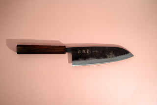 Hatsukokoro Kurogane Santoku 165mm