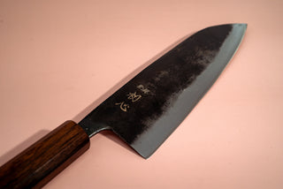 Hatsukokoro Kurogane Santoku 165mm