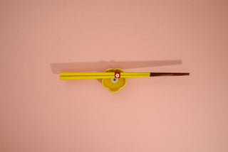 Kawai Traditional Chopsticks & Rest Tanpopo (Yellow)