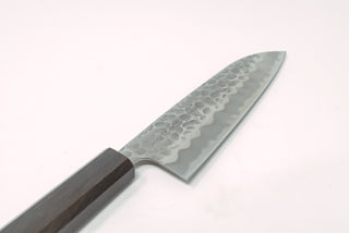 Sakai Kikumori NDW W2 Santoku 165mm w/ Black Oak Handle - The Cook's Edge