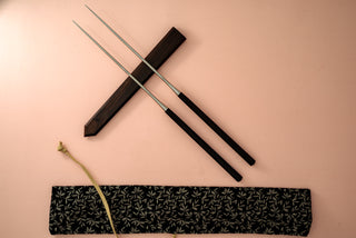 Moribashi Chopsticks w/ Saya and Case 180mm - The Cook's Edge