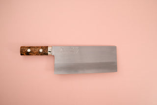 Nakagawa Silver3 Chinese Cleaver Maple Handle