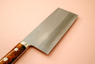 Nakagawa Silver3 Chinese Cleaver Quince Handle