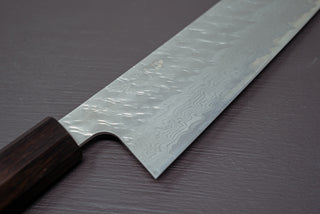 Nigara Hamono VG10 Tsuchime Damascus Gyuto 240mm - The Cook's Edge