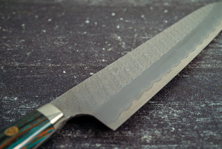 Nigara Hamono SG2 Migaki Tsuchime Gyuto 240mm