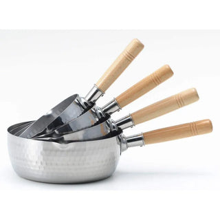 Yoshikawa Yukihira Saucepan 16cm – Stainless Steel Pot | Made in japan