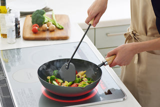Yoshikawa Cook-Pal Ren 20cm Nitrided Carbon Steel Deep Frying Pan