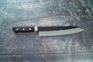 Sakai Kikumori BH-AS Gyuto 210mm w/Black Polywood Handle