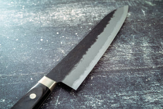 Sakai Kikumori BH-AS Gyuto 210mm w/Black Polywood Handle