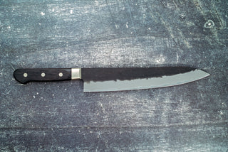 Sakai Kikumori BH-AS Gyuto 240mm w/Black Polywood Handle