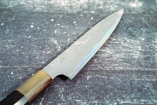 Sakai Kikumori Minamo ATS Damascus Petty 150mm