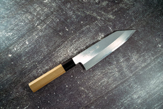 Sakai Kikumori Nakagawa Stainless Clad W1 Kiritsuke Santoku 180mm