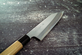 Sakai Kikumori Nakagawa Stainless Clad W1 Kiritsuke Santoku 180mm