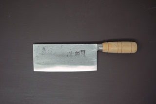 Sentan White2 Migaki Stainless Clad Chinese Cleaver 170mm - The Cook's Edge