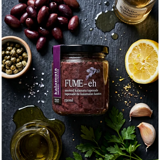 FUME-eh Gourmet Smoked Kalamata Tapenade