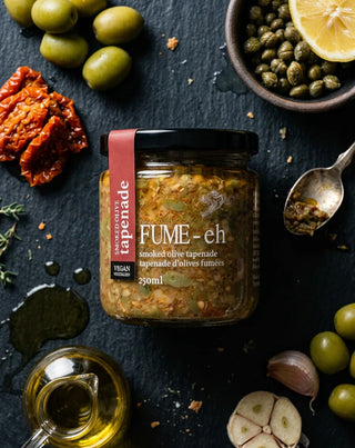 FUME-eh Gourmet  Smoked Olive Tapenade