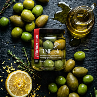 FUME-eh Gourmet Smoked Olives Gourmet Mix
