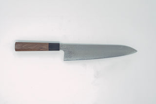 Hatsukokoro Ginyo Silver 3 Damascus Gyuto 240mm