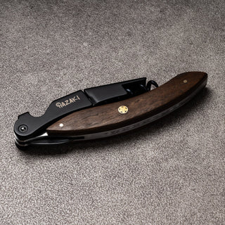 Hazaki Wine Corkscrew - Walnut