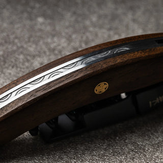 Hazaki Wine Corkscrew - Walnut