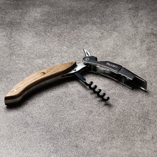 Hazaki Wine Corkscrew - Oak