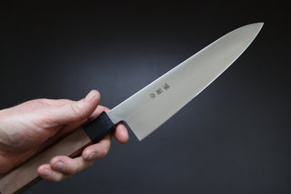 Sakai Kikumori Wasiki Aus8 Kiritsuke 210mm - The Cook's Edge