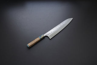 Yu Kurosaki Raijin gyuto 240mm custom handle - The Cook's Edge
