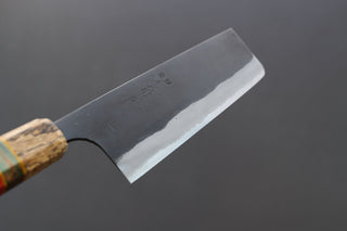 Kaji-bei Kurouchi Nakiri 165mm W/Custom Handle - The Cook's Edge